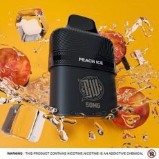 Bewolk Peach Ice replacement. Juicy peach flavour with a dash of ice.